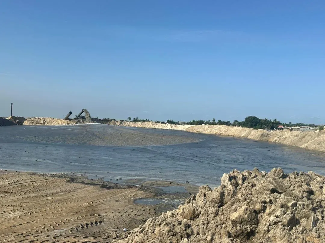 Bassin d’extraction du sable dans la carrière de Groupe Ivoire Inter